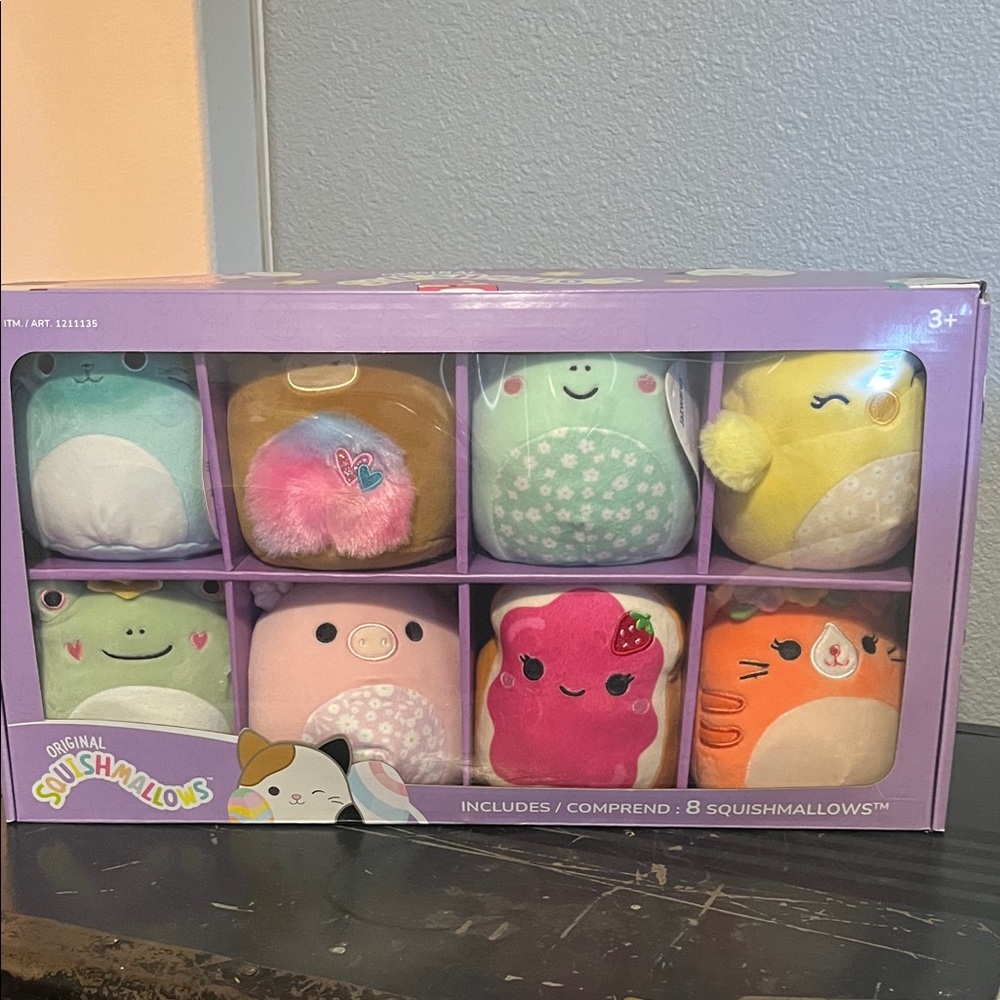 Squishmallows 8-Pack Plush Toy Set - Vibrant Collection